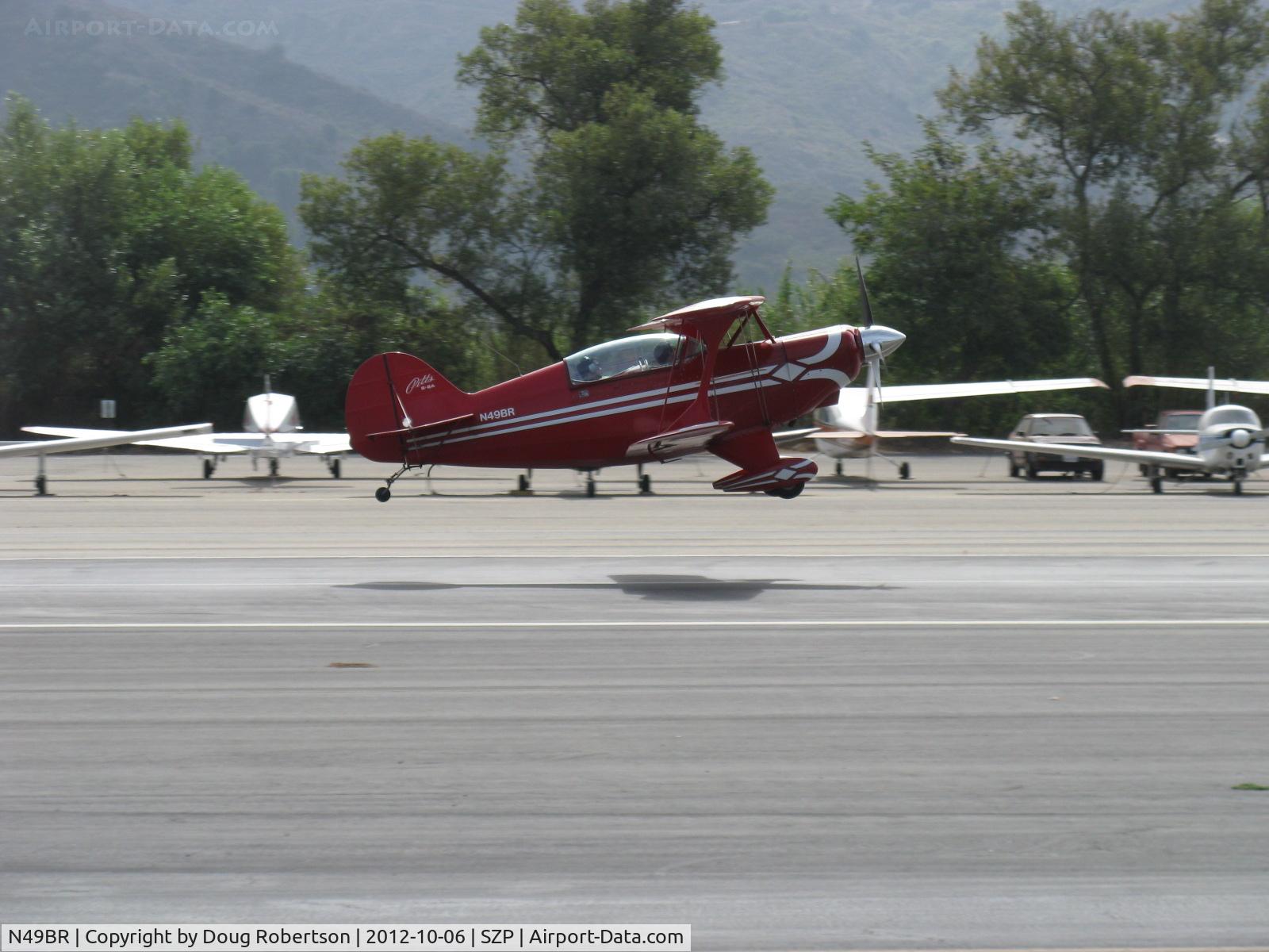 N49BR, Pitts S-2A Special C/N 2212, 1980 Aerotek PITTS S-2A, Lycoming AEIO-540 260 Hp, another landing Rwy 22