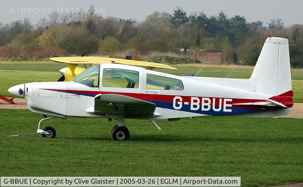 G-BBUE, 1973 Grumman American AA-5 Traveler C/N AA5-0479, Ex: G-BBUE > G-TALJ - Originally owned to, Eastern Aviation Ltd in December 1973 and currently in private hands since May 2003 as G-BBUE. Re-Registered to G-TALJ and currently owned to, Tatenhill Aviation Ltd in September 2012 as G-TALJ.