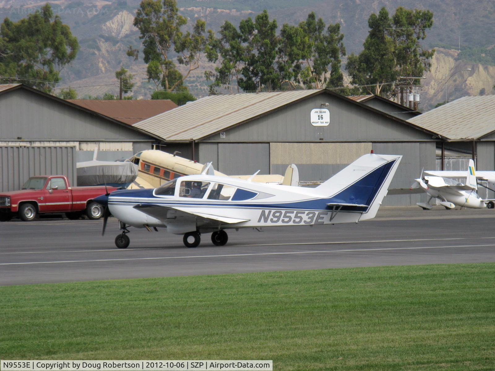 N9553E, 1976 Bellanca 17-30A Viking C/N 76-30830, 1976 Bellanca 17-30A VIKING, Continental IO-520 300/285 Hp, taxi off the active