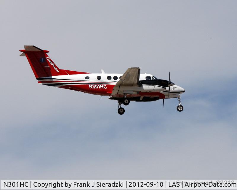 N301HC, 1985 Beech B200 King Air C/N BB-1219, Taken in Las Vegas, NV