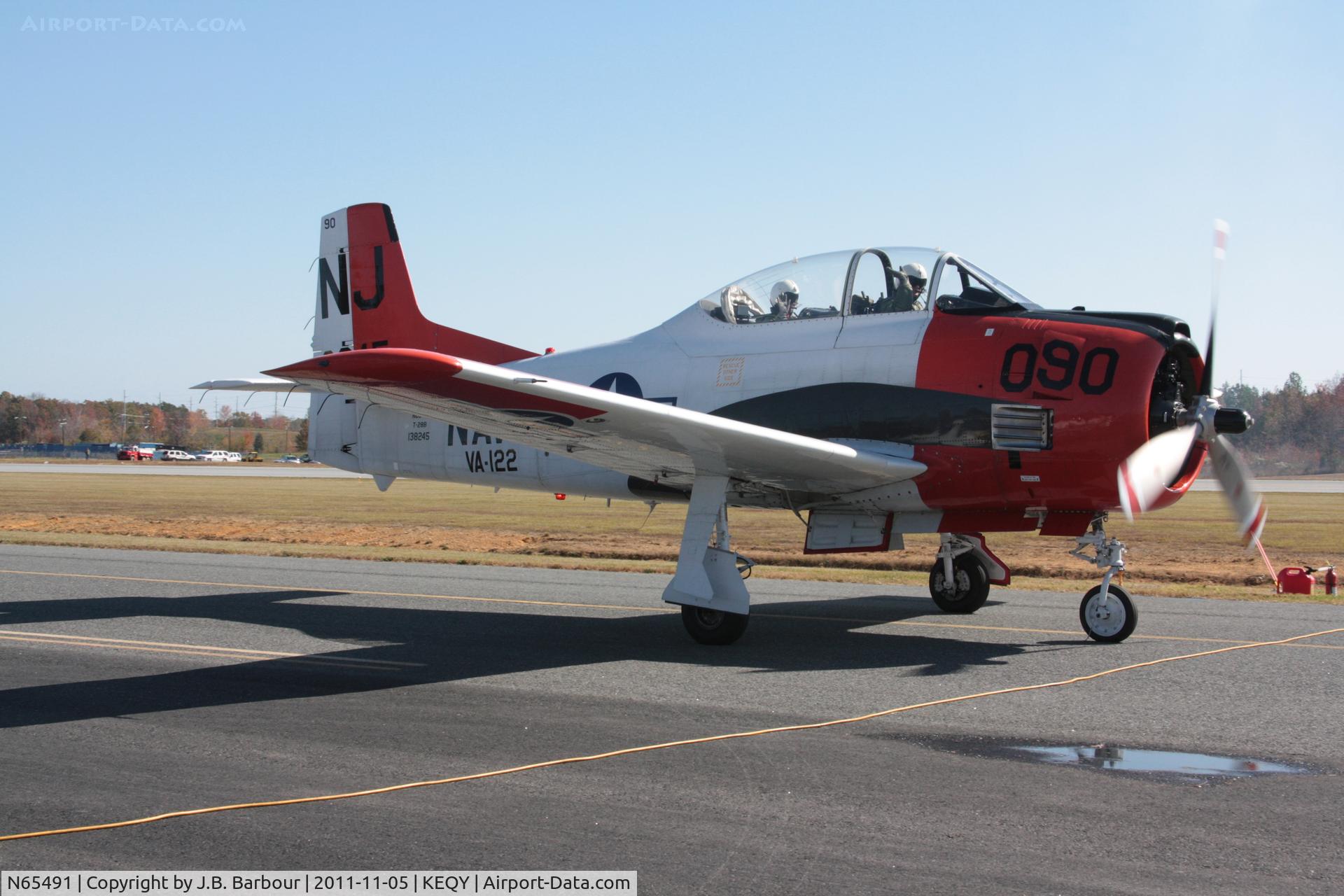 N65491, North American T-28B Trojan C/N 200-316 (138245), WAR BIRD