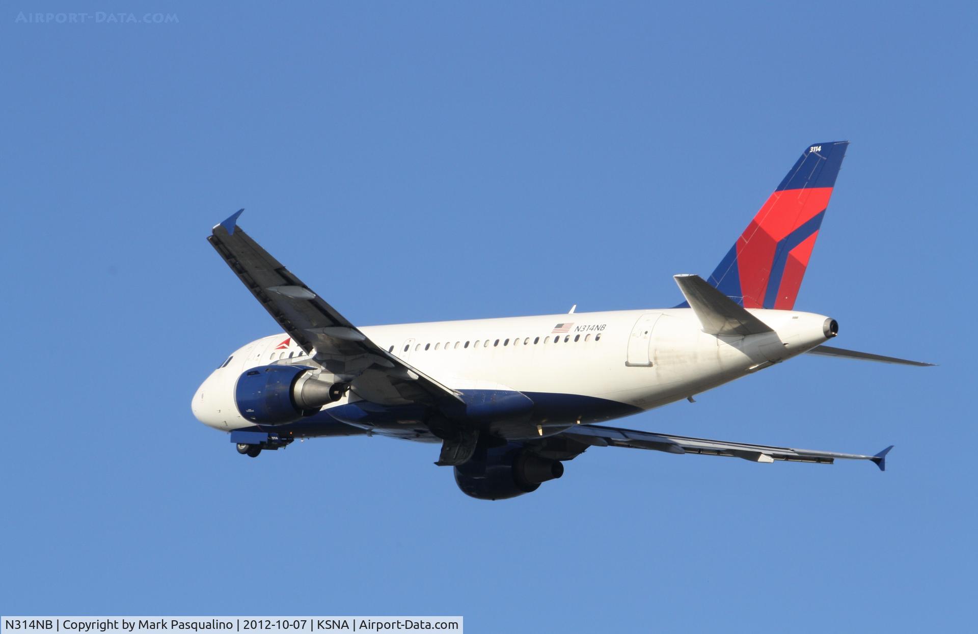 N314NB, 2000 Airbus A319-114 C/N 1191, Airbus A319