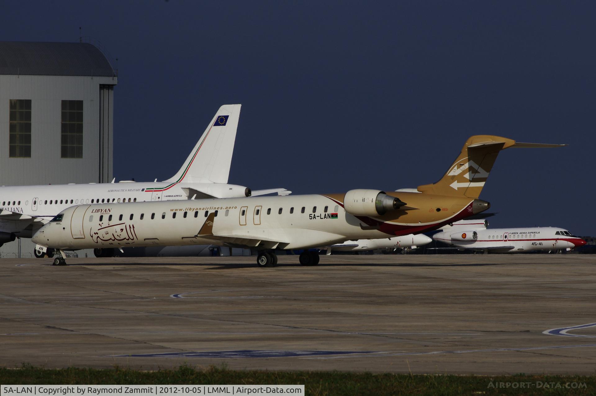 5A-LAN, 2010 Bombardier CRJ-900ER (CL-600-2D24) C/N 15258, CRJ900 5A-LAN Libyan Arab Airlines.
