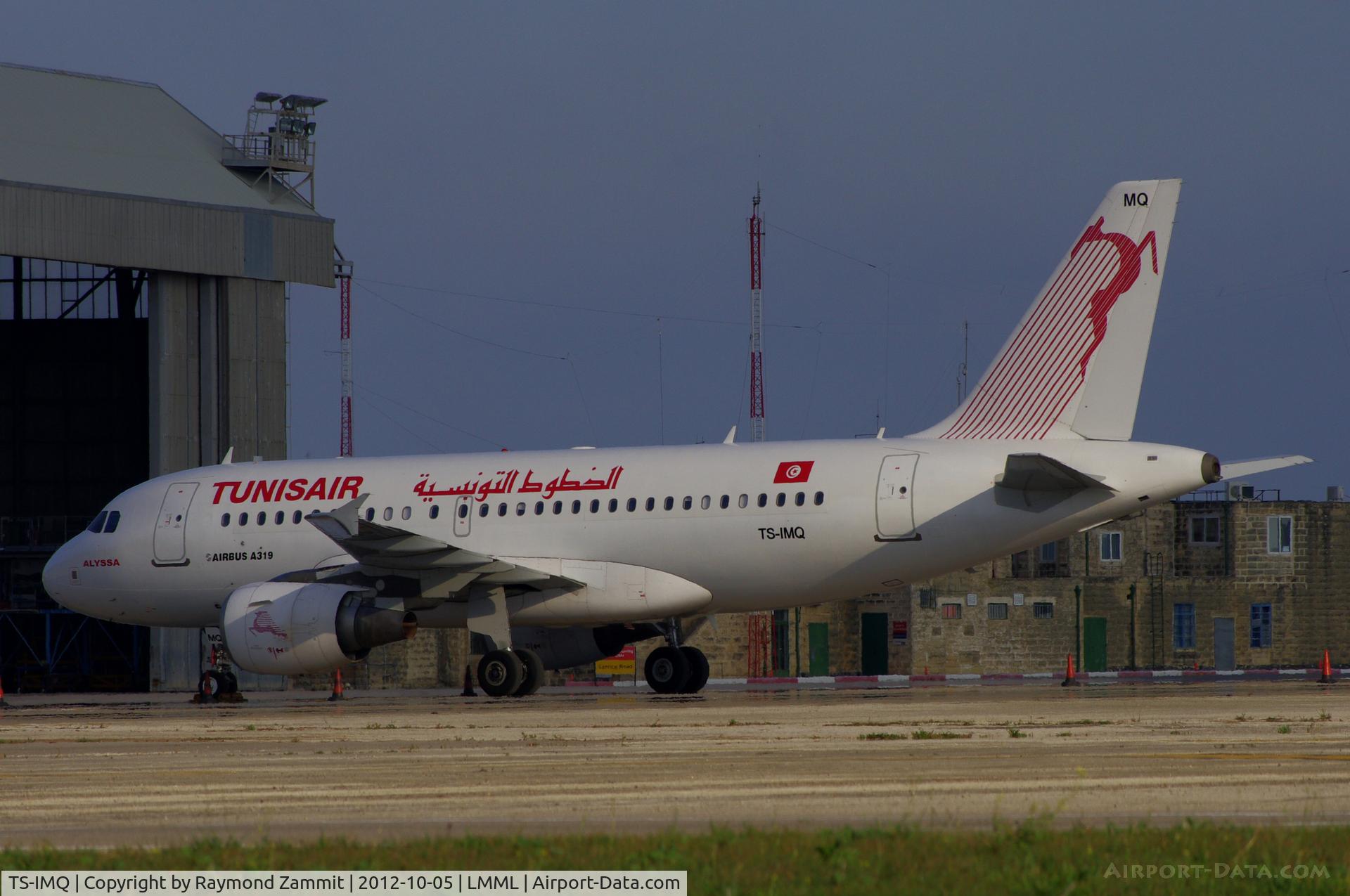 TS-IMQ, 2007 Airbus A319-112 C/N 3096, A319 TS-IMQ Tunisair