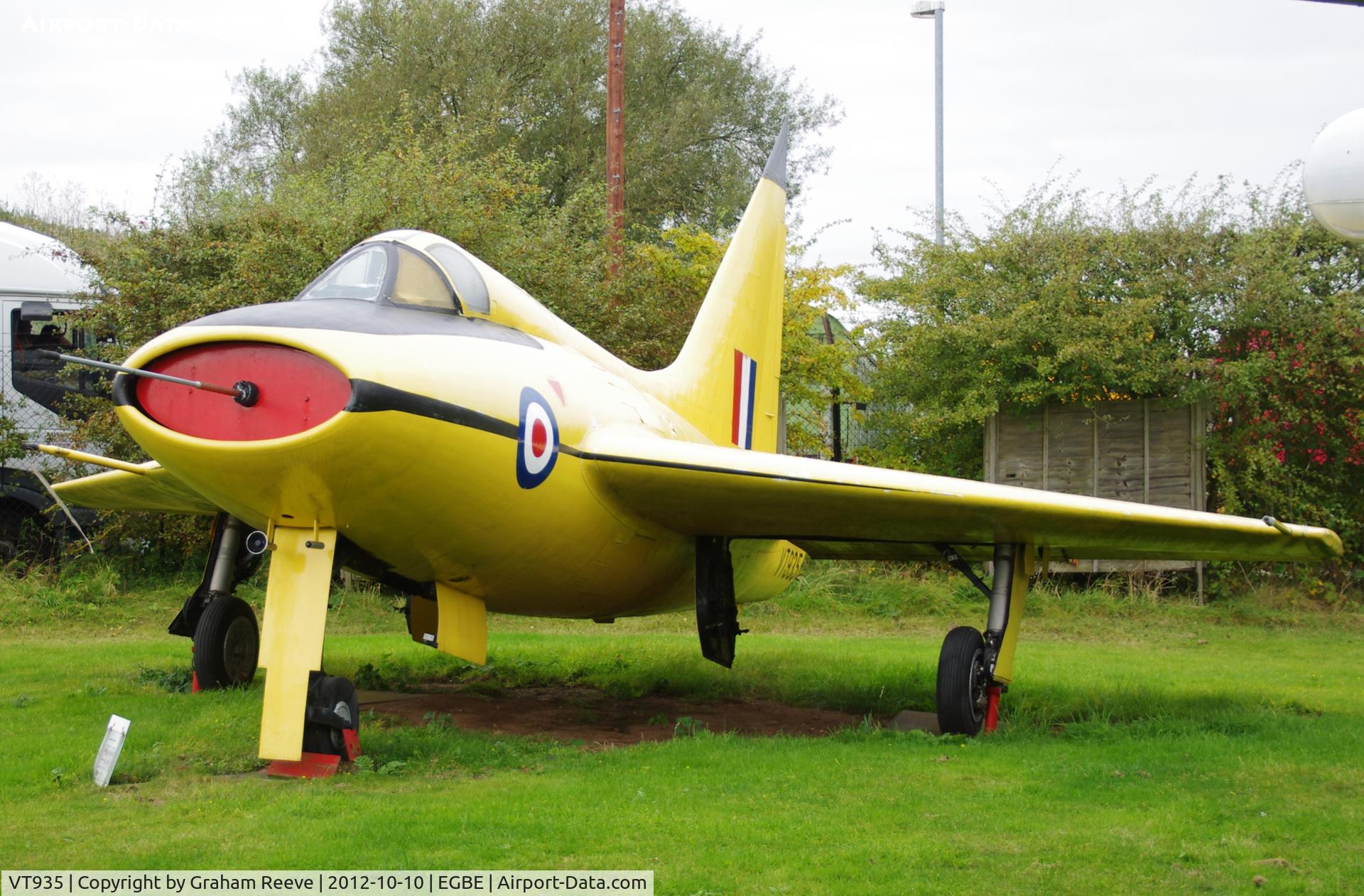 VT935, 1950 Boulton Paul P.111A C/N Not found VT935, Preserved at the Midland Air Museum.