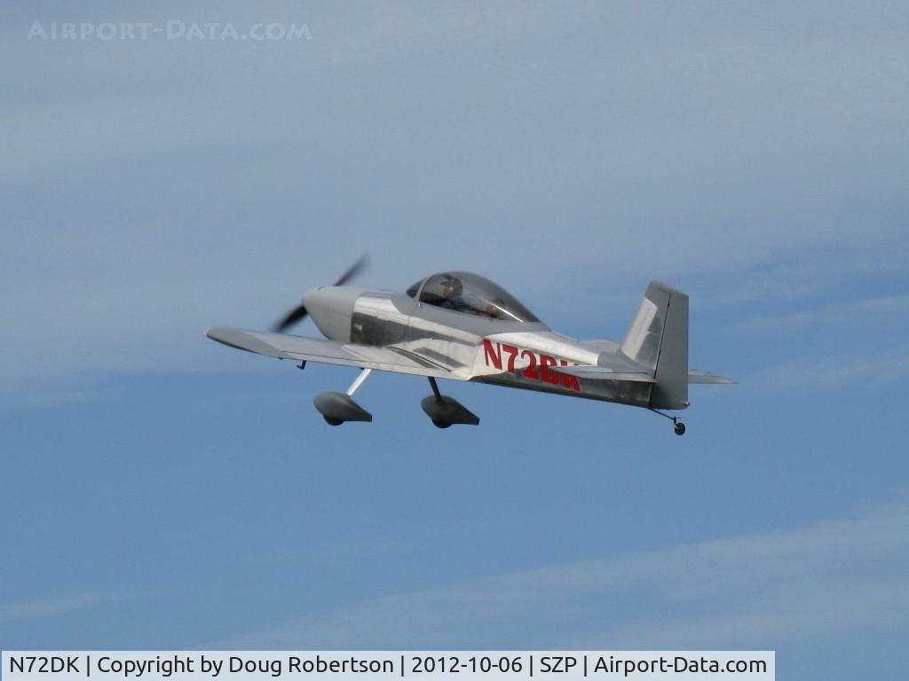 N72DK, Vans RV-8 C/N 82427, 2010 Koon VAN's RV-8, fast takeoff climb Rwy 22