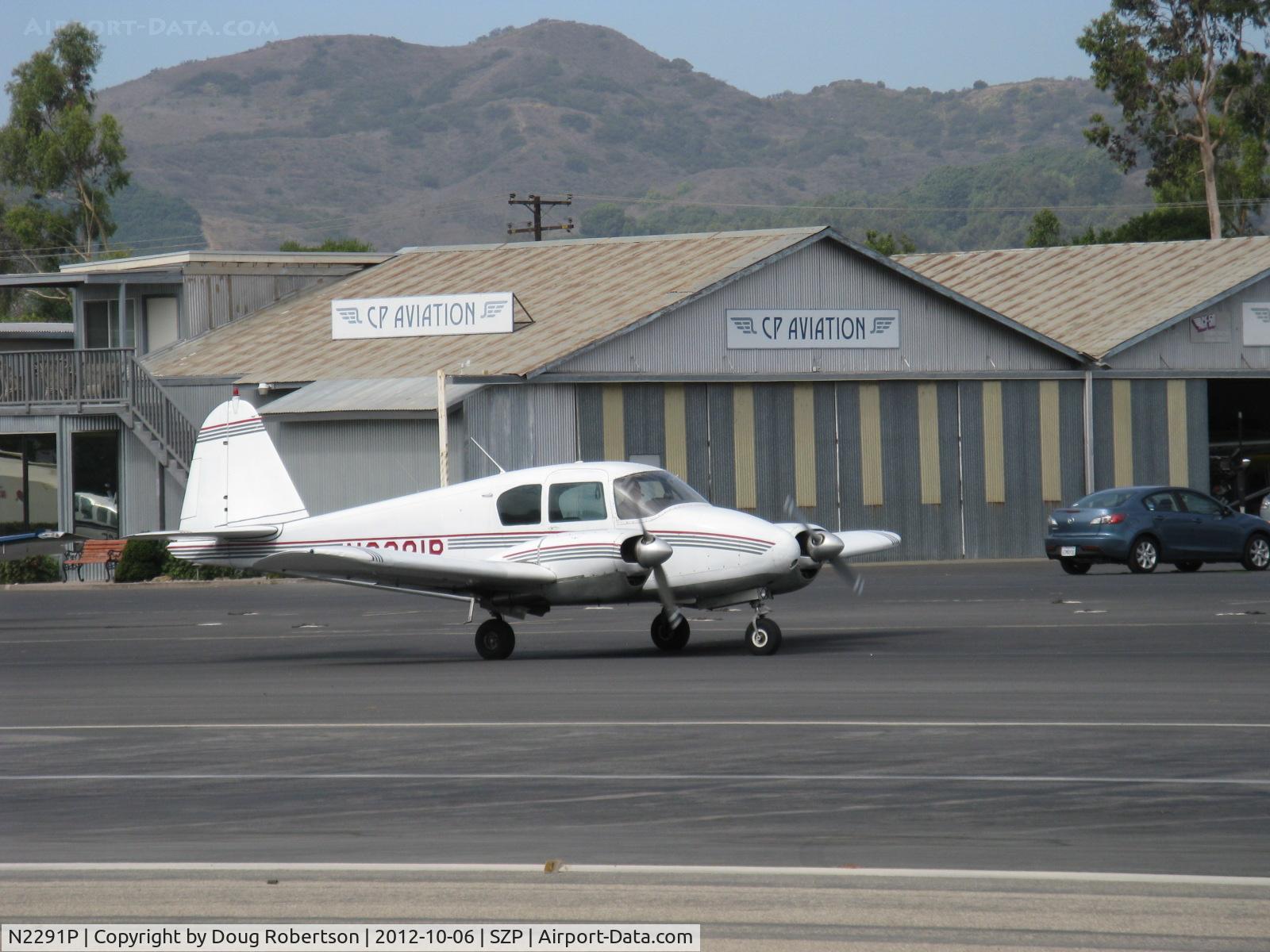 N2291P, 1957 Piper PA-23 Apache C/N 23-902, 1957 Piper PA-23 APACHE, two Lycoming O-320s 150 Hp each, taxi
