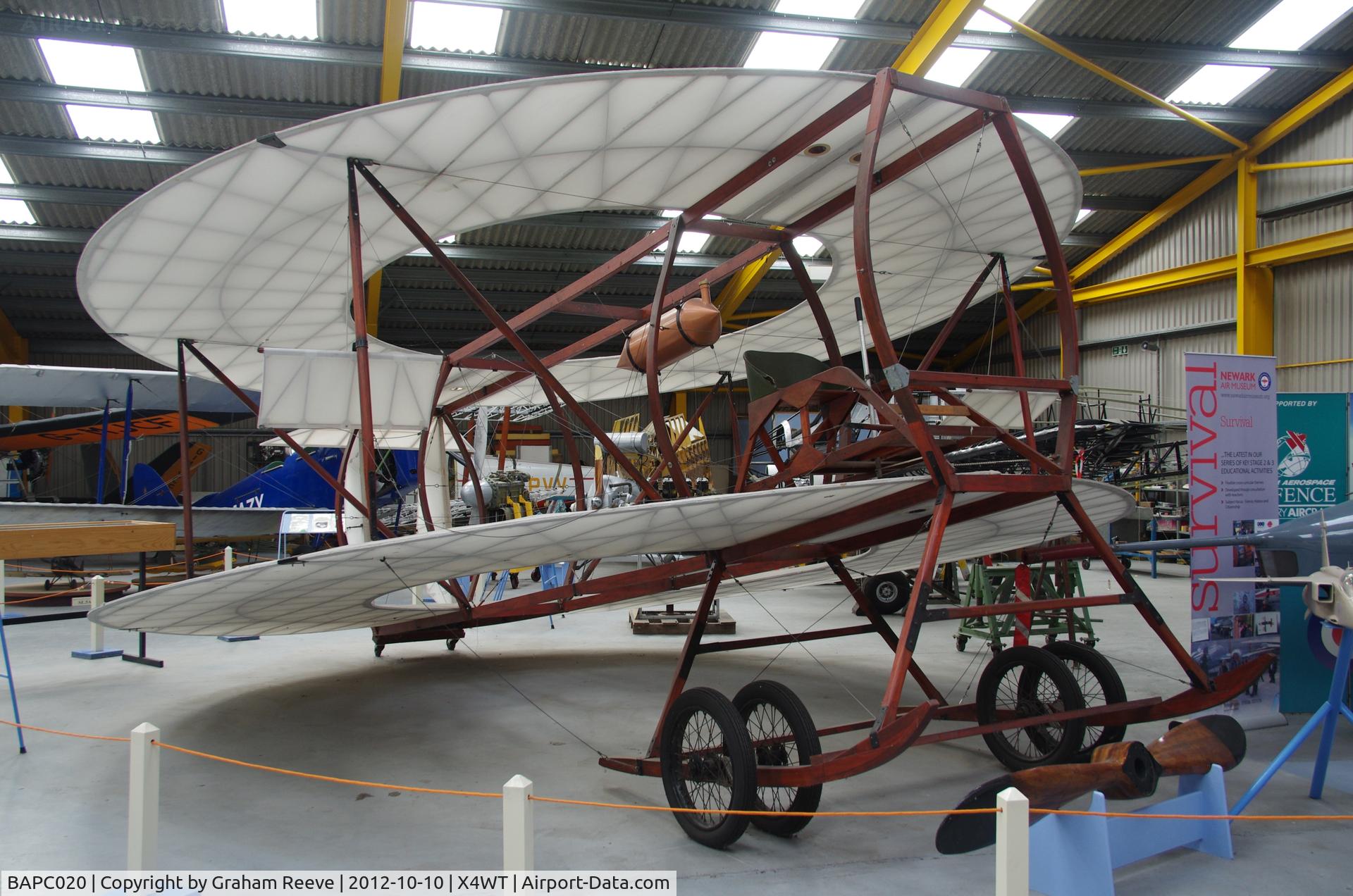BAPC020, 1964 Lee-Richards Annular replica C/N BAPC.020, Preserved at the Newark Air Museum.