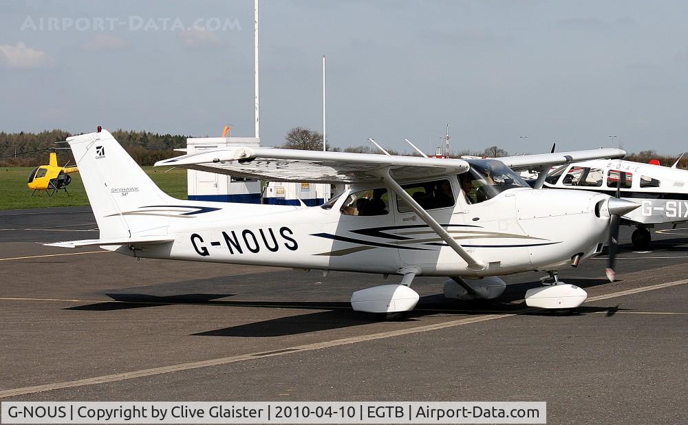 G-NOUS, 2007 Cessna 172S Skyhawk C/N 172S10649, Ex: N1733L > G-NOUS - Originally owned to and currently with, Flyglass Ltd in January 2008.