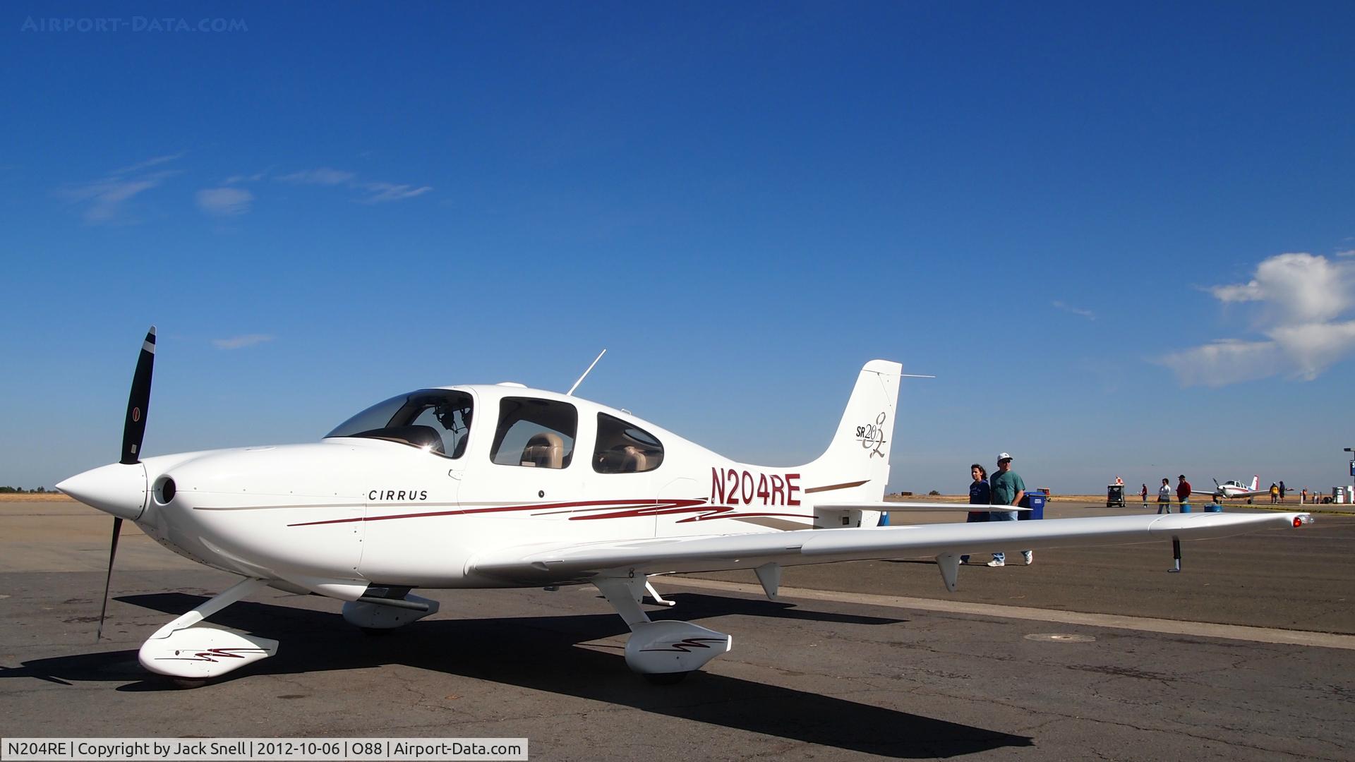 N204RE, 2004 Cirrus SR20 C/N 1429, Photogrphed at the 2012 Airport Day at the Rio Vista Municipal Airport,