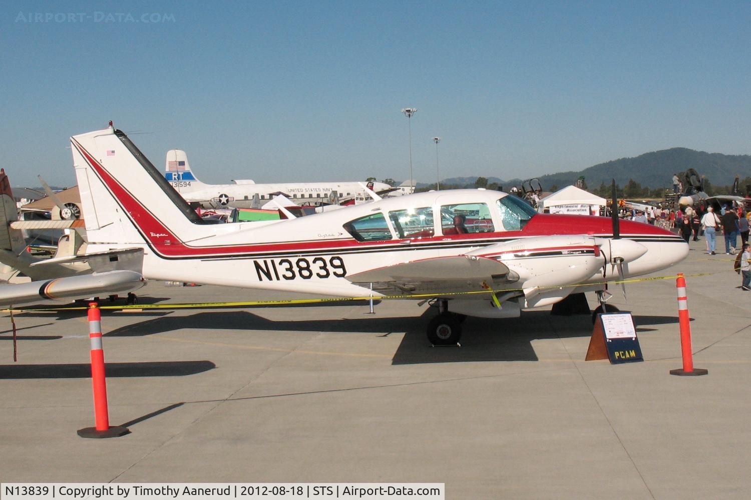 N13839, 1970 Piper PA-23-250 C/N 27-4480, 1970 Piper PA-23-250, c/n: 27-4480