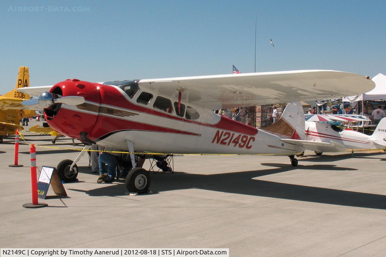 N2149C, 1954 Cessna 195B Businessliner C/N 16134, 1954 Cessna 195B, c/n: 16134