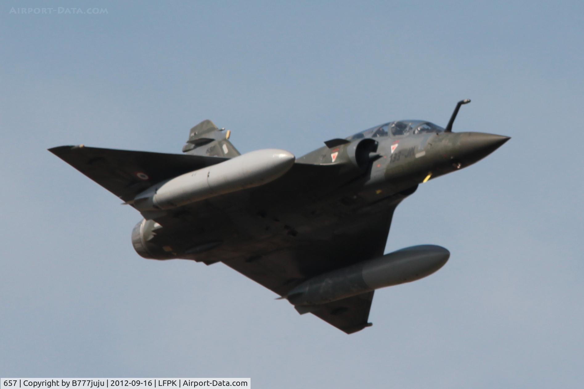 657, Dassault Mirage 2000D C/N 531, at Coulommiers