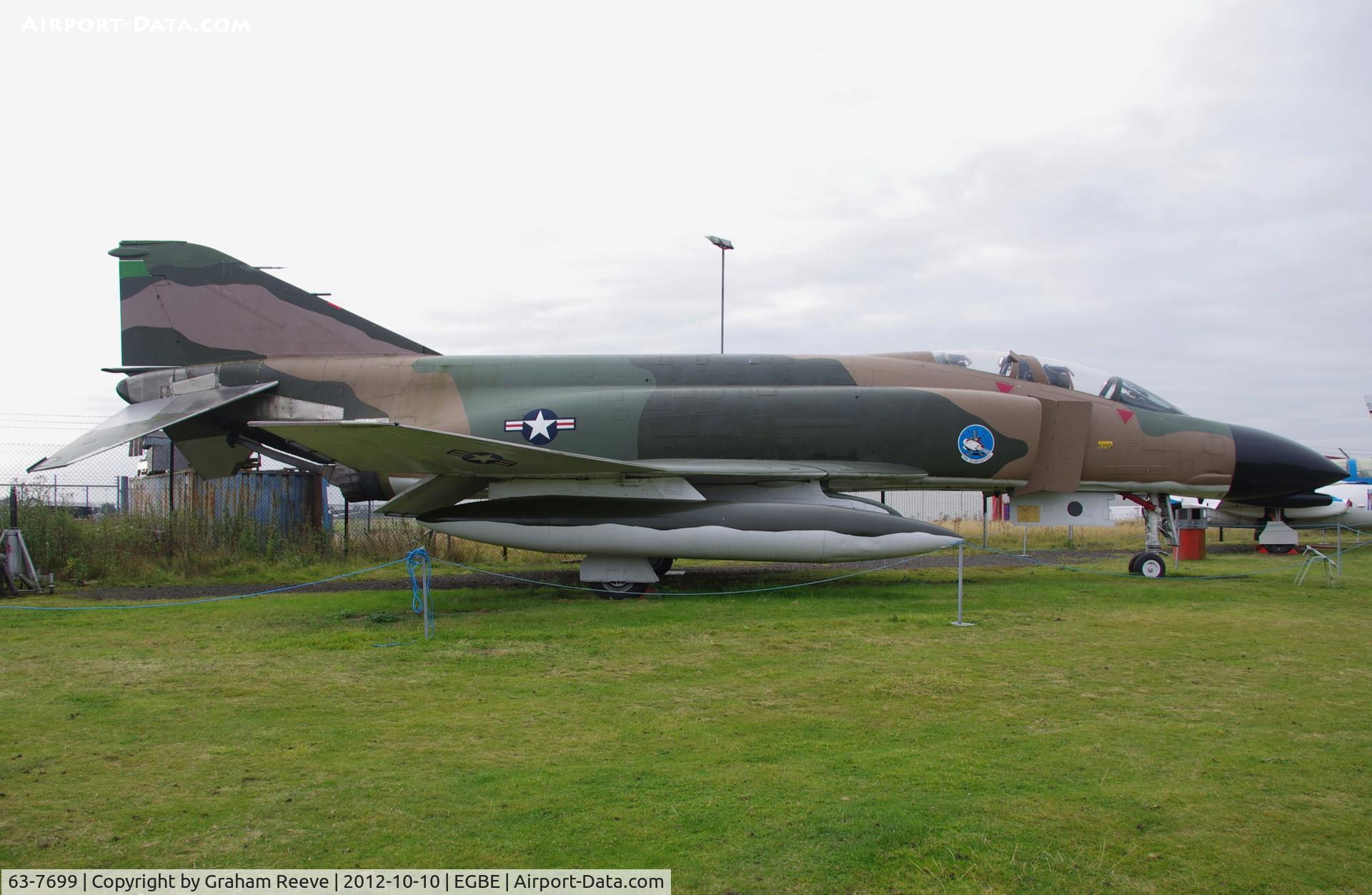 63-7699, 1963 McDonnell F-4C Phantom II C/N 839, Preserved at the Midland Air Museum.