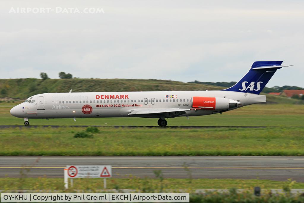 OY-KHU, 1991 McDonnell Douglas MD-87 (DC-9-87) C/N 53336, Taken at EKCH.