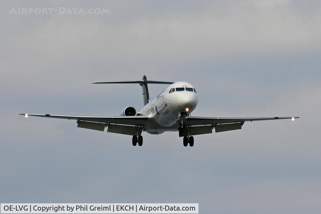 OE-LVG, 1994 Fokker 100 (F-28-0100) C/N 11520, Taken at EKCH.