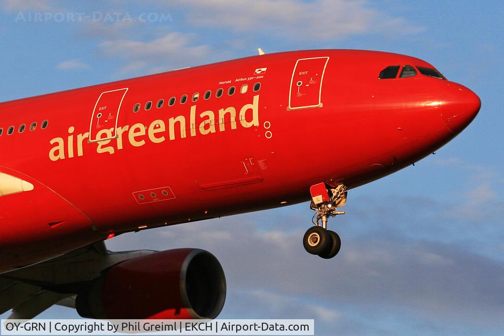 OY-GRN, 1998 Airbus A330-223 C/N 230, Taken at EKCH.