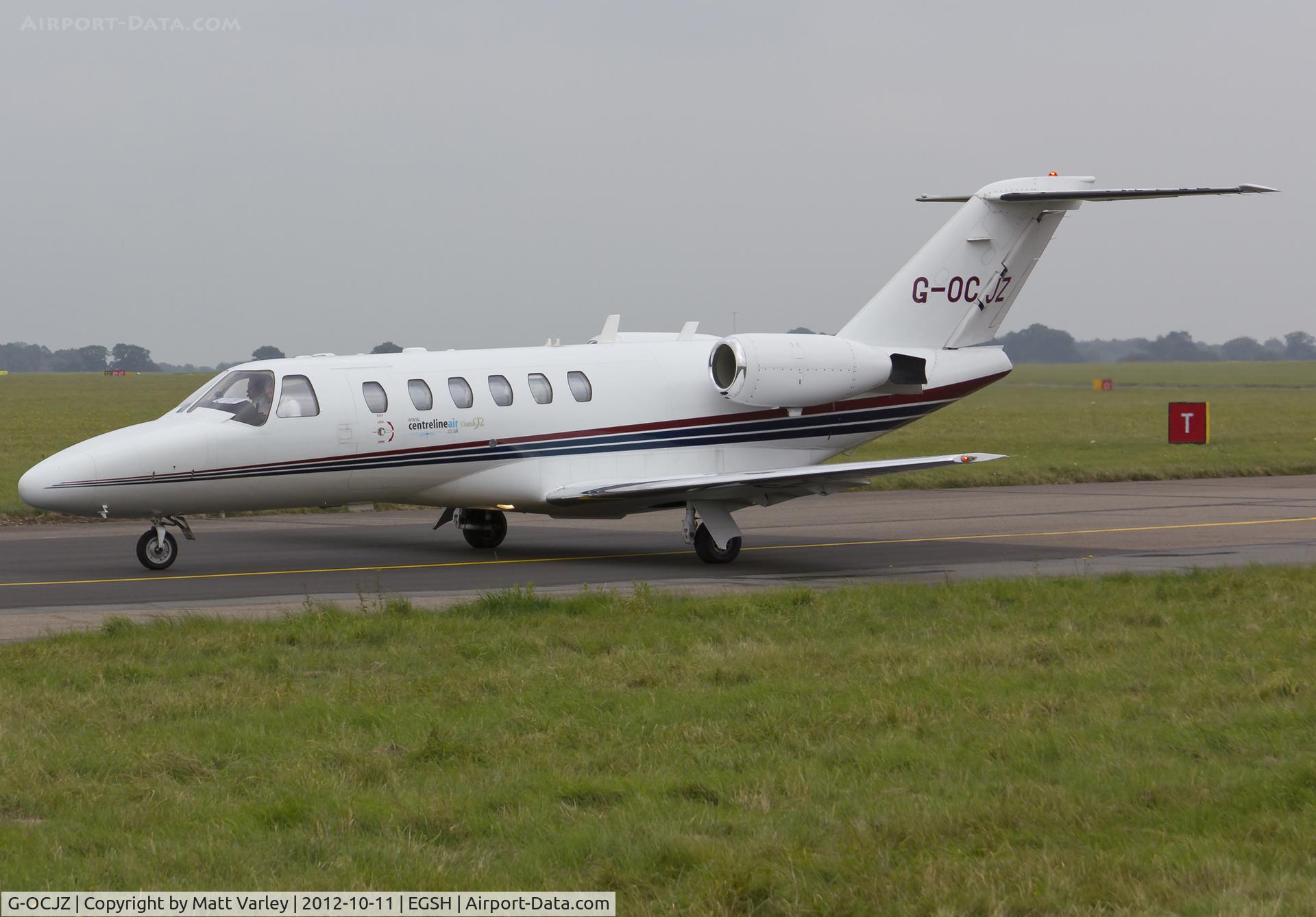 G-OCJZ, 1994 Cessna 525A CitationJet CJ2 C/N 525A-0051, Arriving at SaxonAir.