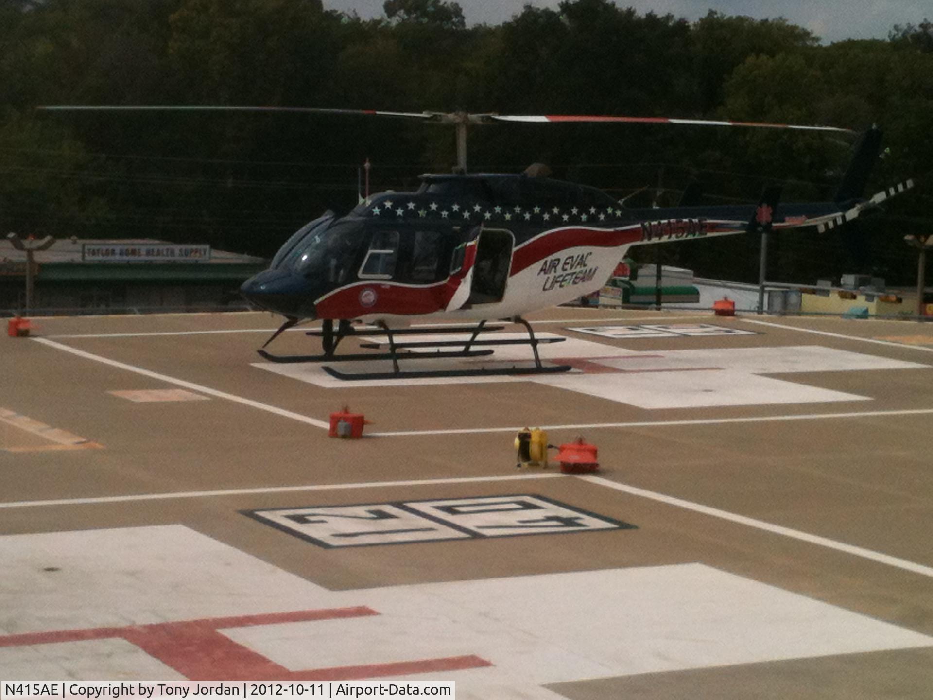 N415AE, Bell 206L-4 LongRanger IV LongRanger C/N 52399, Taken @ Trinity Mother Frances Hos[ital
