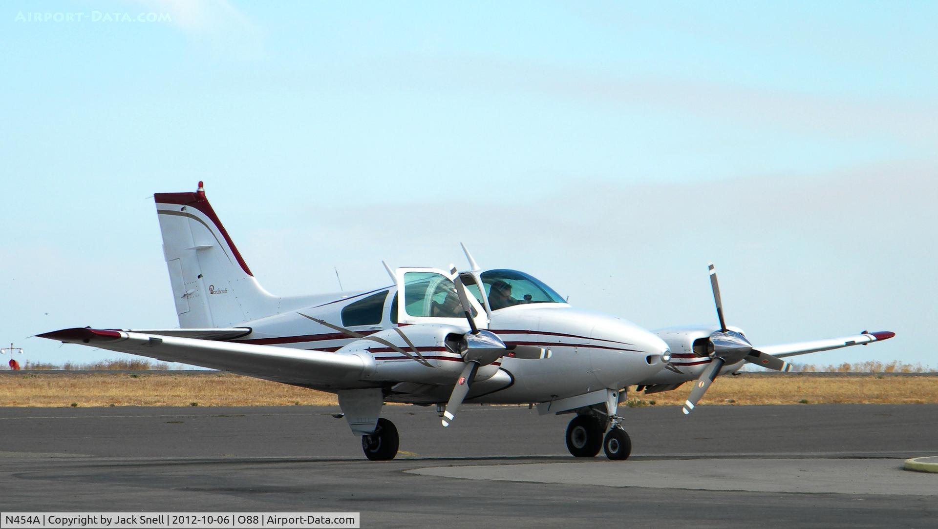 N454A, 1963 Beech 95-B55 (T42A) Baron C/N TC-533, Photogrphed at the 2012 Airport Day at the Rio Vista Municipal Airport,