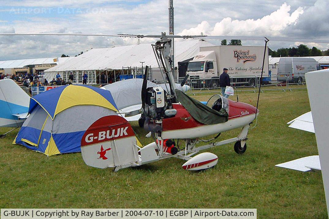 G-BUJK, 1994 Montgomerie-Bensen B-8MR Gyrocopter C/N PFA G/01-1211, Bensen B.8MR Gyrocopter [PFA G/01-1211] Kemble~G 10/07/2004