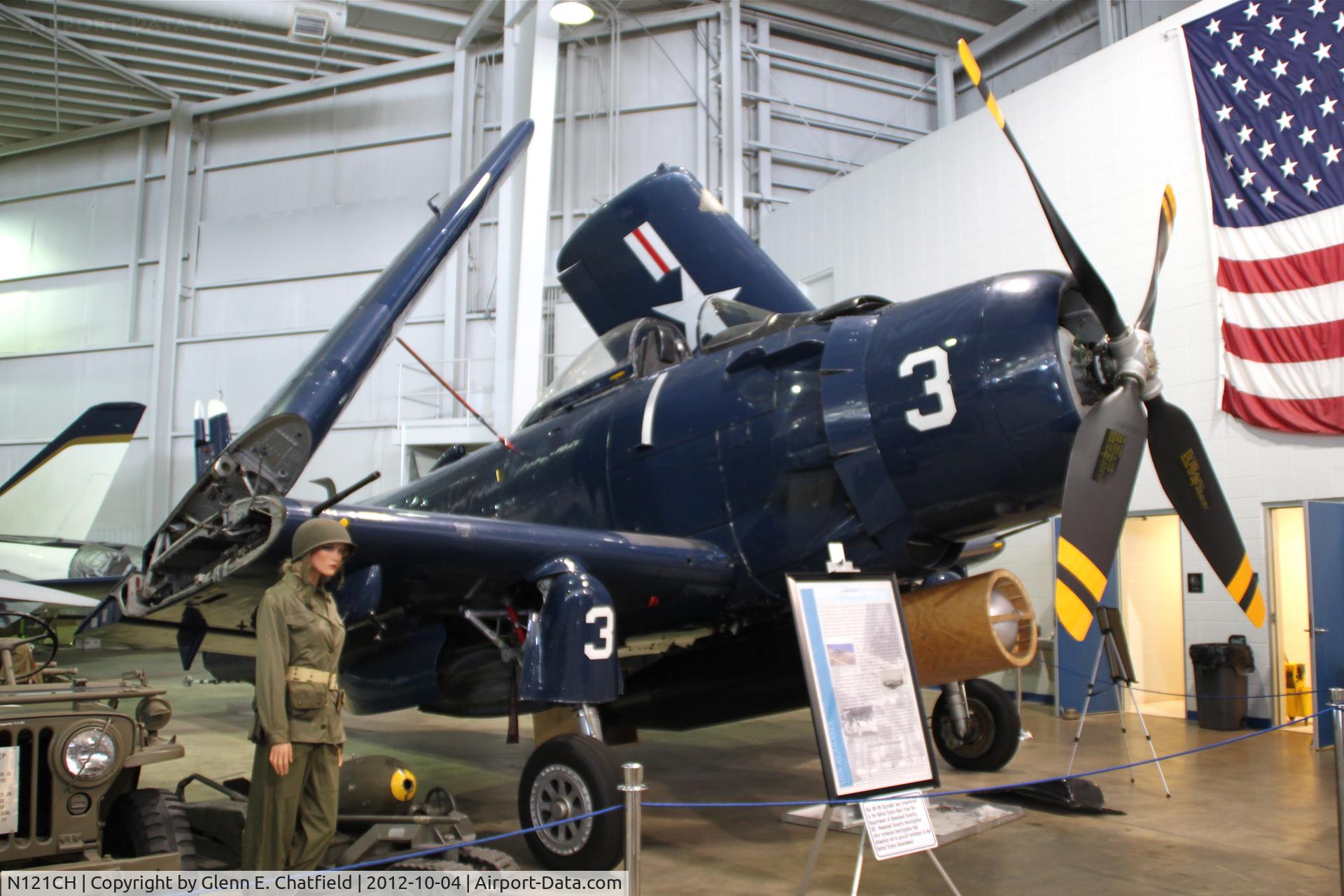 N121CH, Douglas AD-4N Skyraider C/N 7756, At the Battleship Alabama Museum