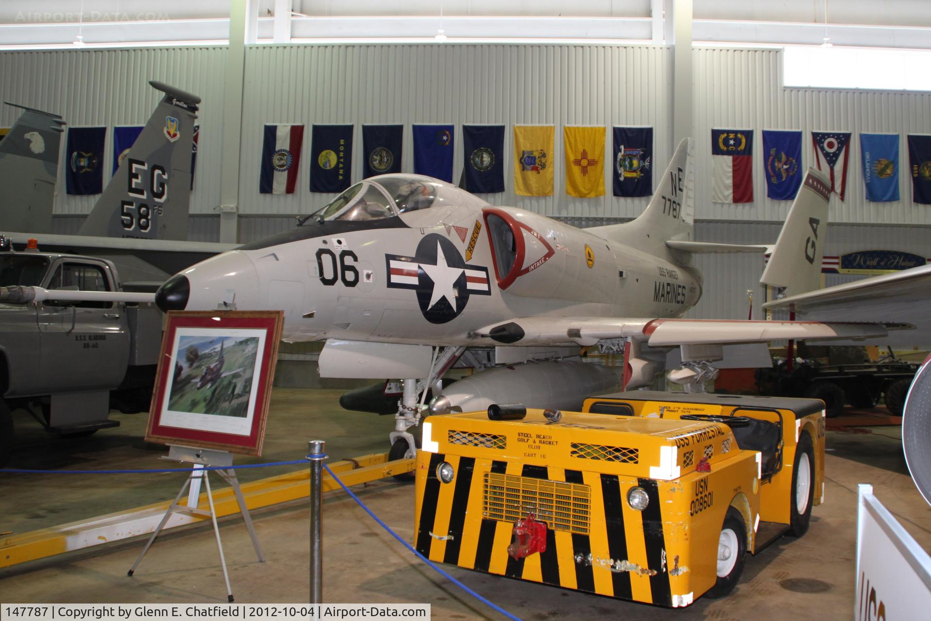 147787, Douglas A-4L Skyhawk C/N 12551, At the Battleship Alabama Memorial