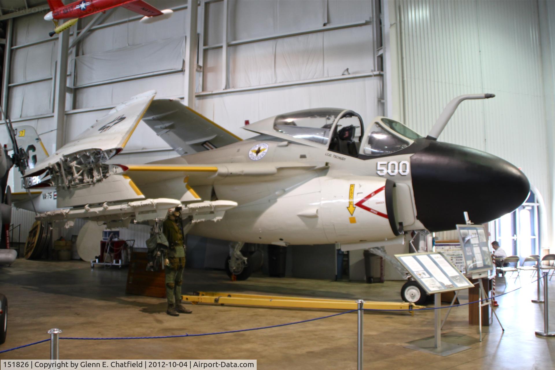 151826, Grumman KA-6D Intruder C/N I-129, At the Battleship Alabama Memorial