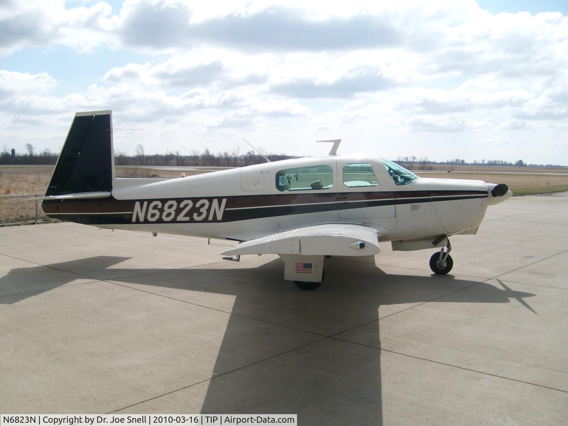 N6823N, 1968 Mooney M-20G Statesman C/N 680108, flies true at 160mph