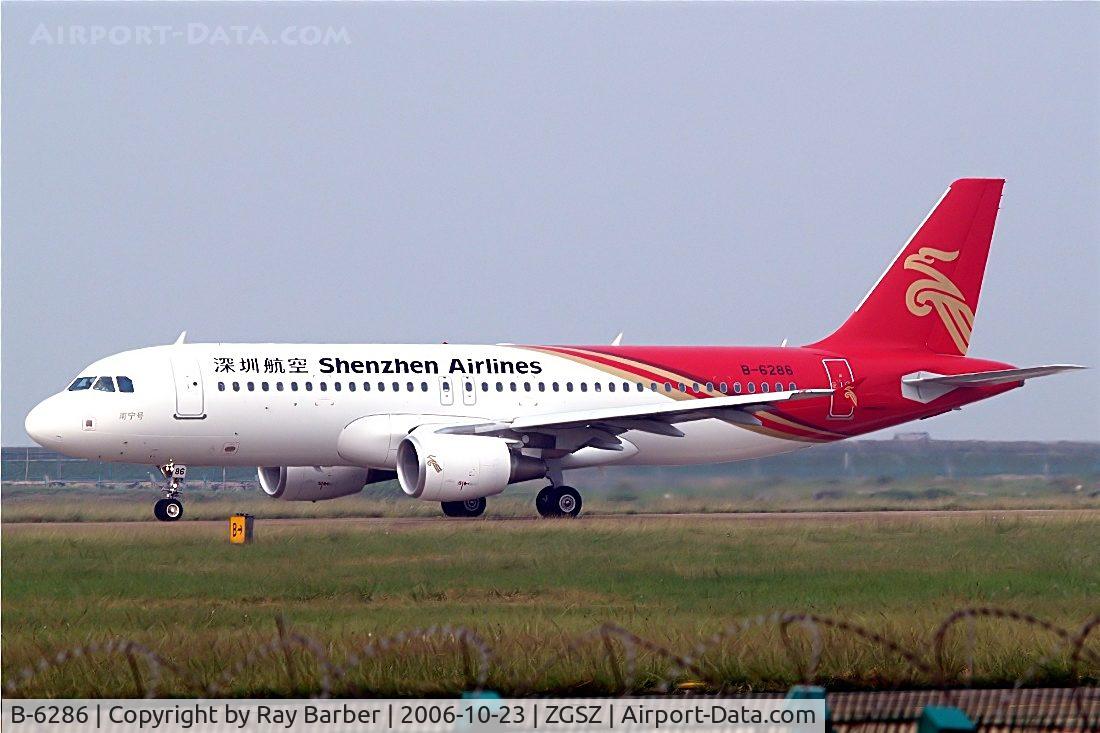 B-6286, 2006 Airbus A320-214 C/N 2909, Airbus A320-214 [2909] (Shenzhen Airlines) Shenzhen-Baoan~B 23/10/2006