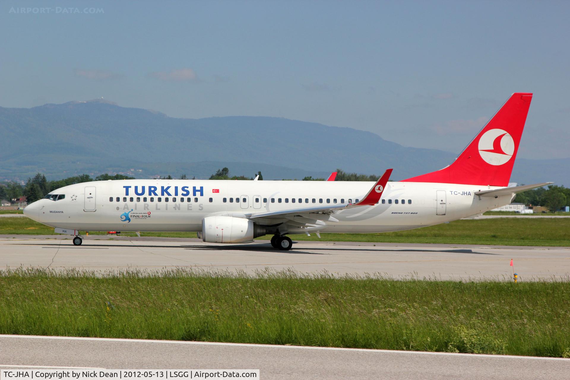 TC-JHA, 2008 Boeing 737-8F2 C/N 35740, LSGG/GVA EBACE 2012