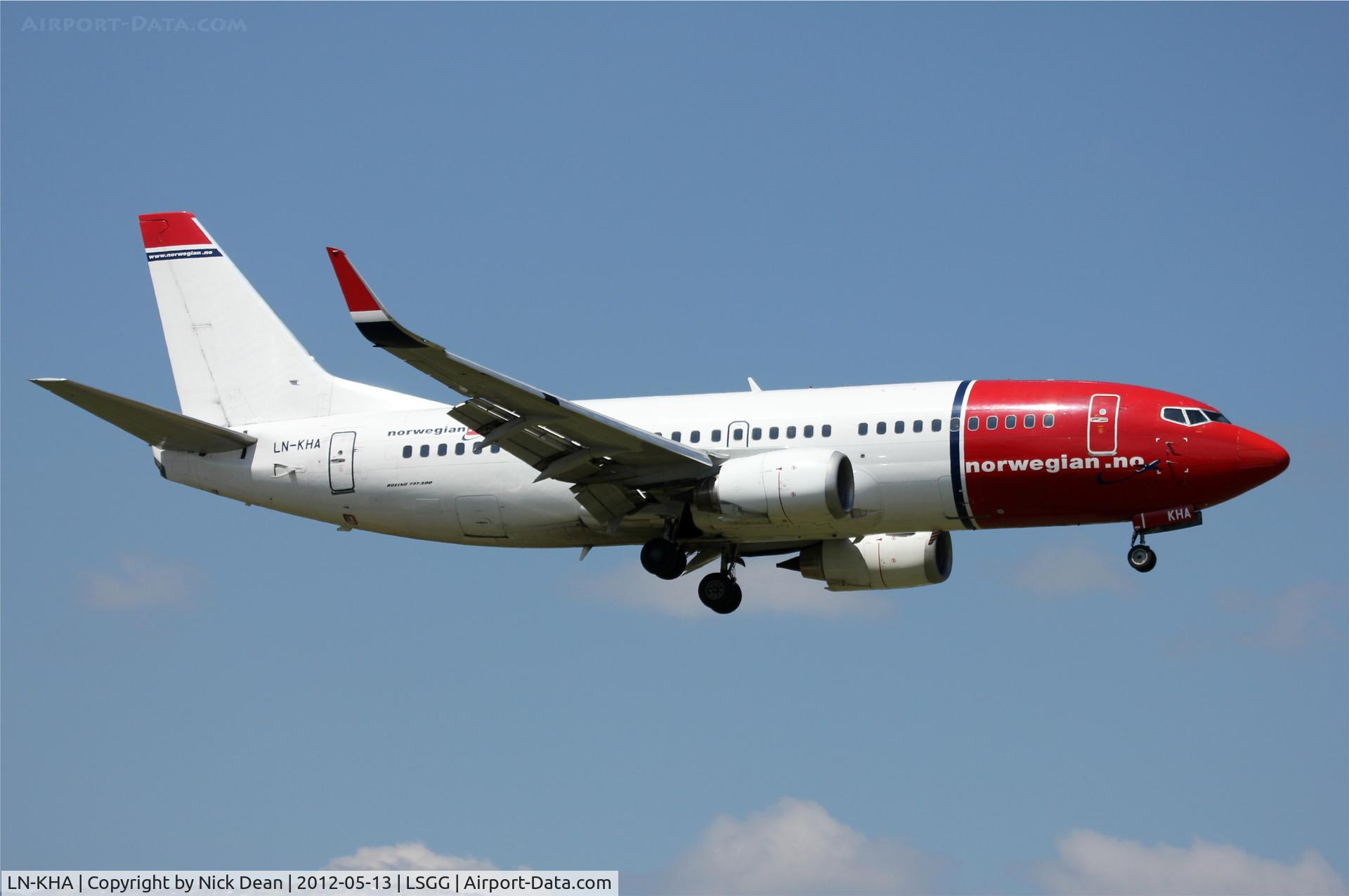 LN-KHA, 1998 Boeing 737-31S C/N 29100, LSGG/GVA EBACE 2012