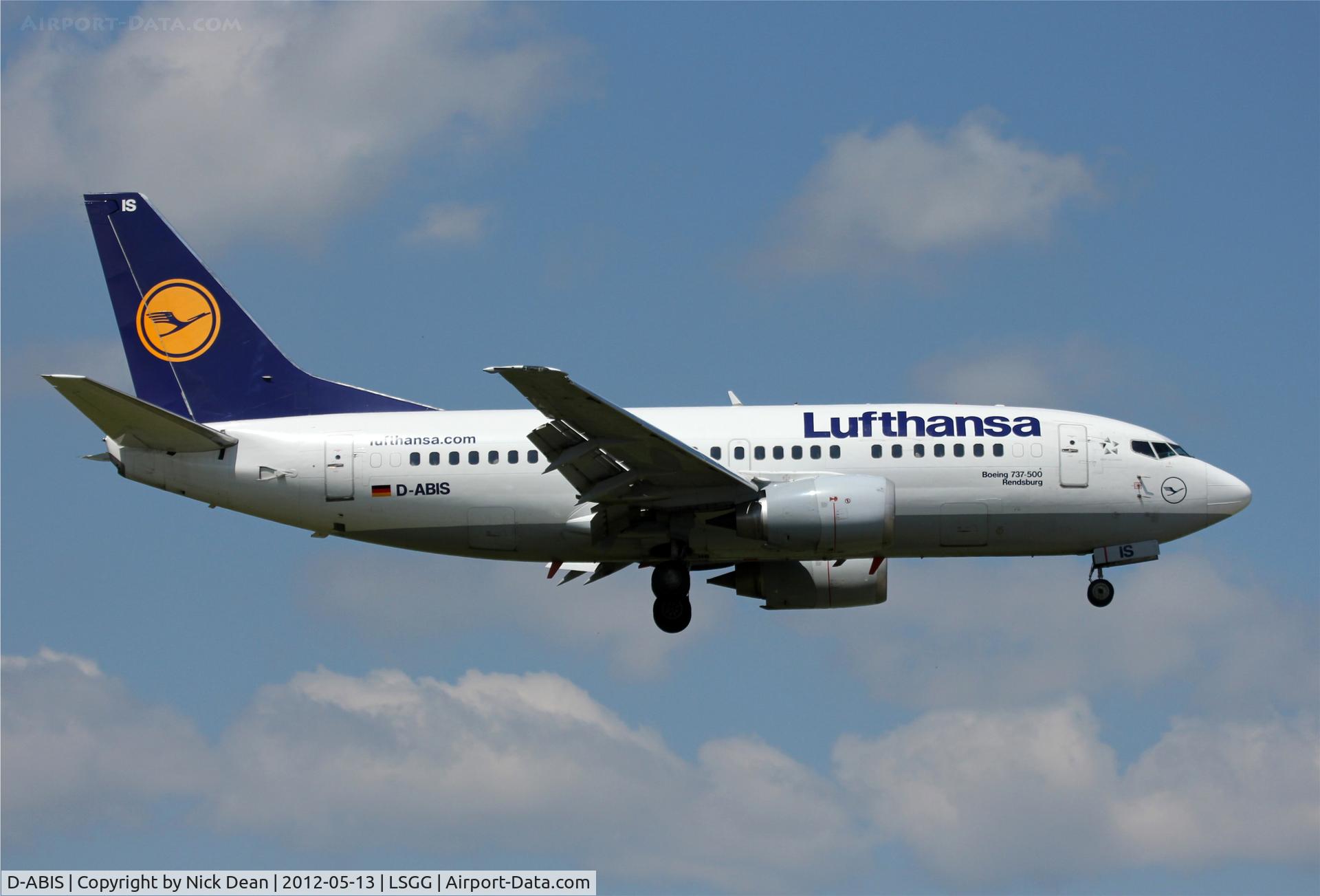 D-ABIS, 1991 Boeing 737-530 C/N 24942, LSGG/GVA EBACE 2012