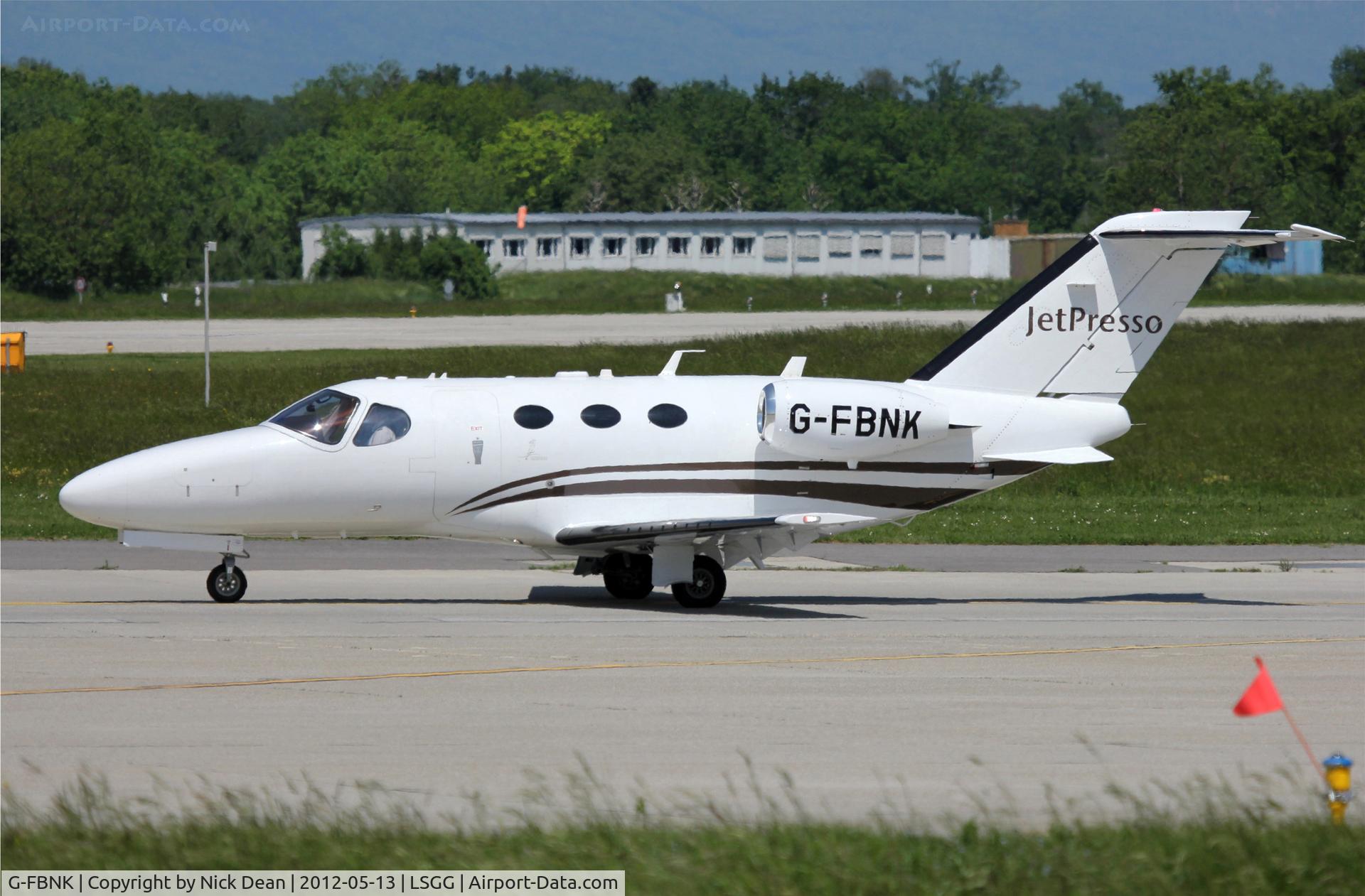 G-FBNK, 2008 Cessna 510 Citation Mustang Citation Mustang C/N 510-0067, LSGG/GVA EBACE 2012