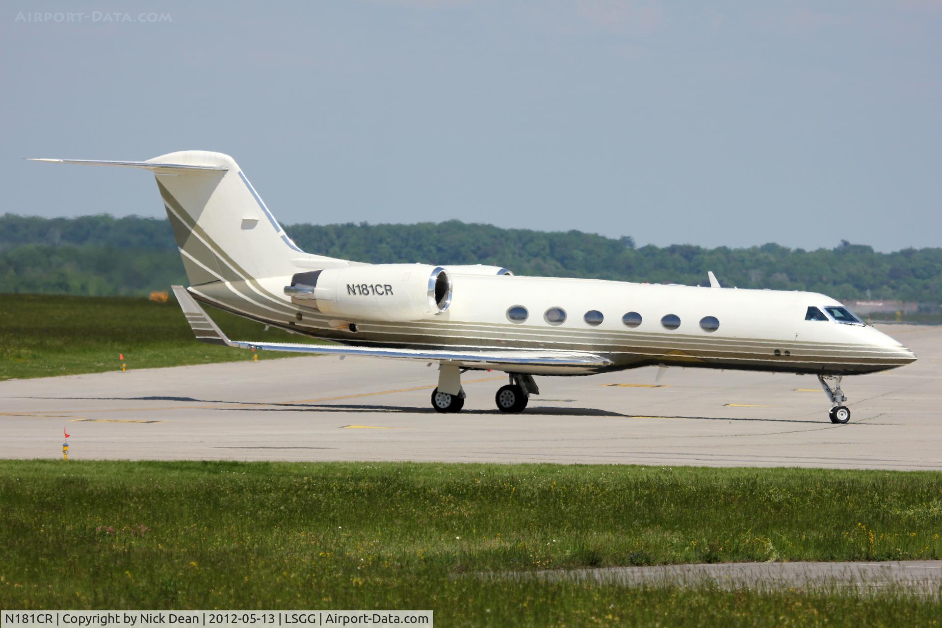 N181CR, 1987 Gulfstream Aerospace G-IV C/N 1001, LSGG/GVA EBACE 2012