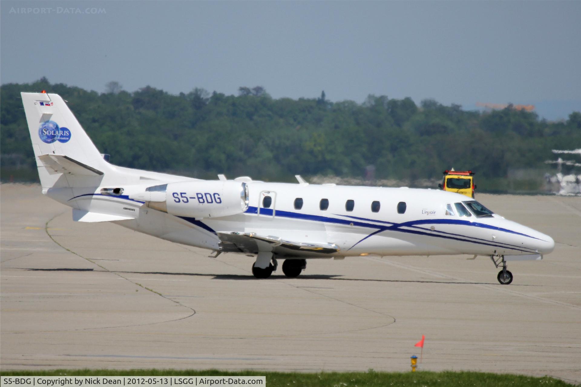 S5-BDG, 2001 Cessna 560XL Citation C/N 560-5215, LSGG/GVA EBACE 2012