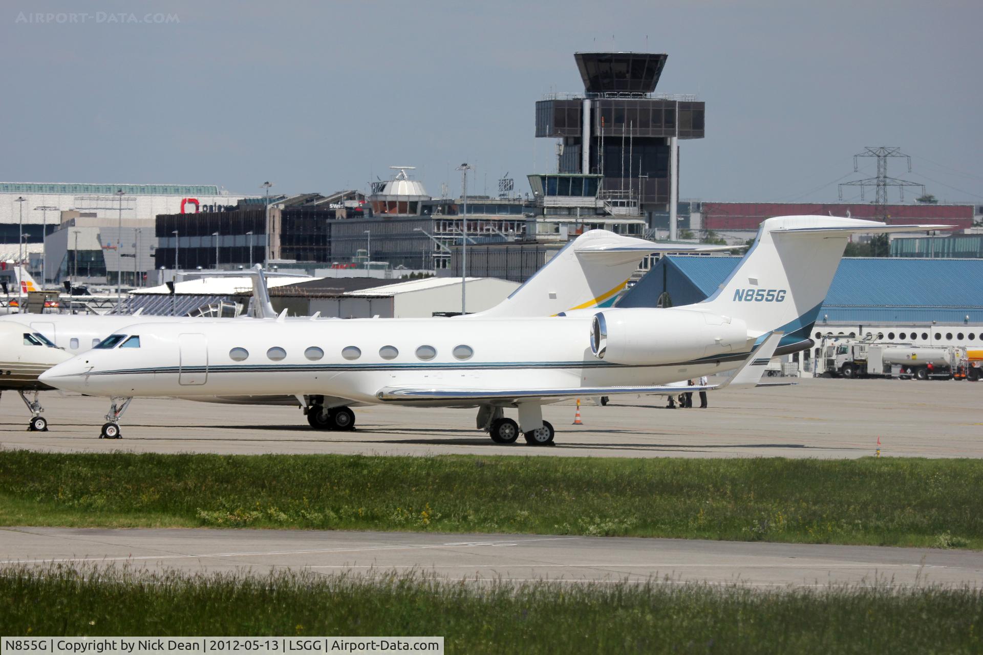 N855G, 2006 Gulfstream Aerospace GV-SP (G550) C/N 5118, LSGG/GVA EBACE 2012