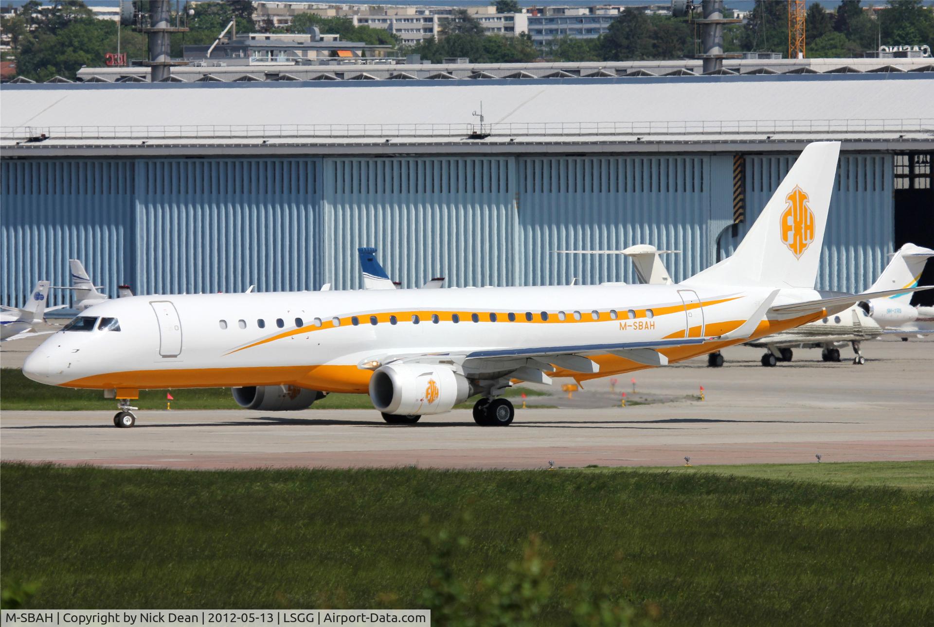 M-SBAH, Embraer EMB-190 C/N 19000225, LSGG/GVA EBACE 2012