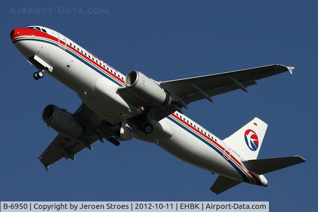 B-6950, 2012 Airbus A320-231 C/N 5326, just painted back to Hamburg