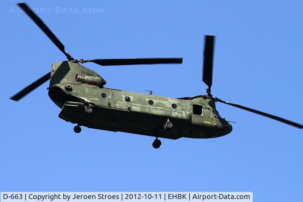 D-663, Boeing CH-47D Chinook C/N M.3663/NL-003, fly-by