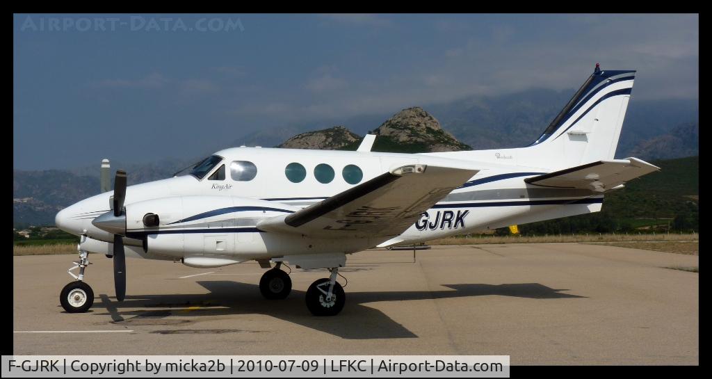 F-GJRK, 1977 Beech C90 King Air C/N LJ-710, Parked