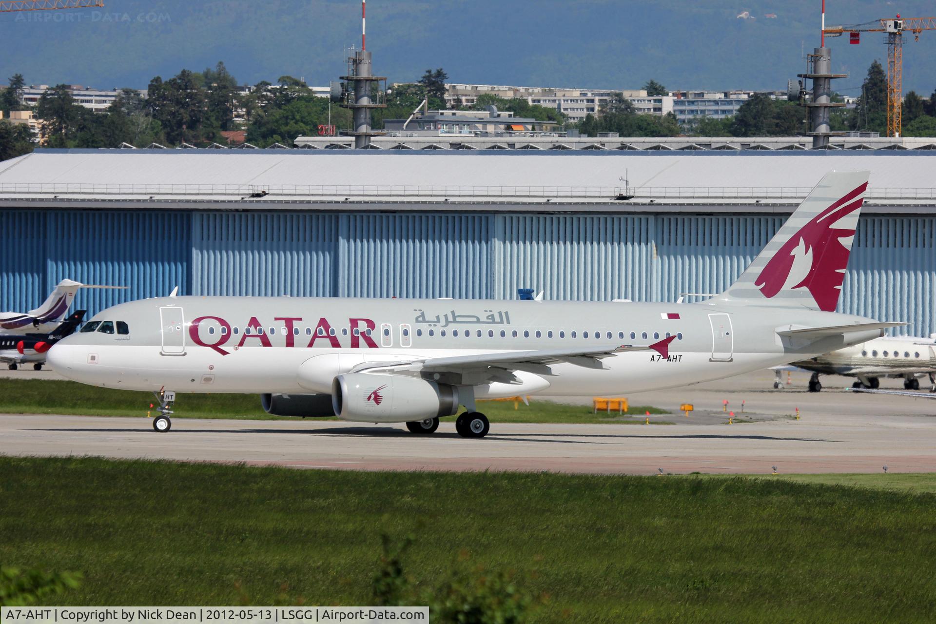A7-AHT, 2012 Airbus A320-232 C/N 5078, LSGG/GVA EBACE 2012