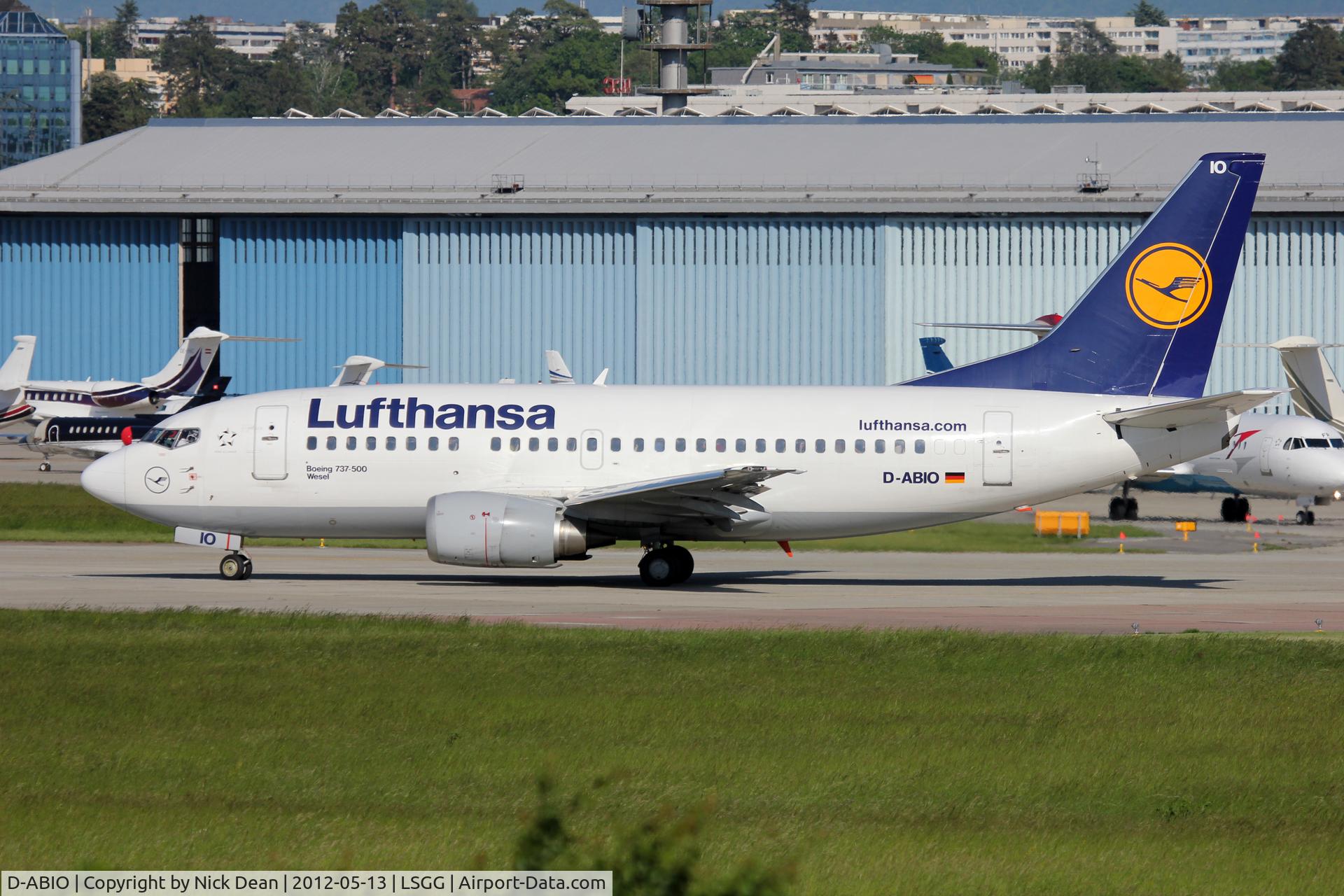 D-ABIO, 1991 Boeing 737-530 C/N 24939, LSGG/GVA EBACE 2012