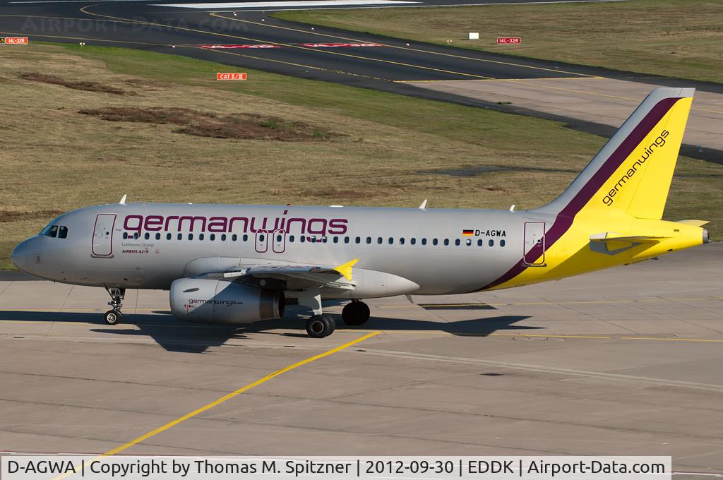D-AGWA, 2006 Airbus A319-132 C/N 2813, Germanwings D-AGWA