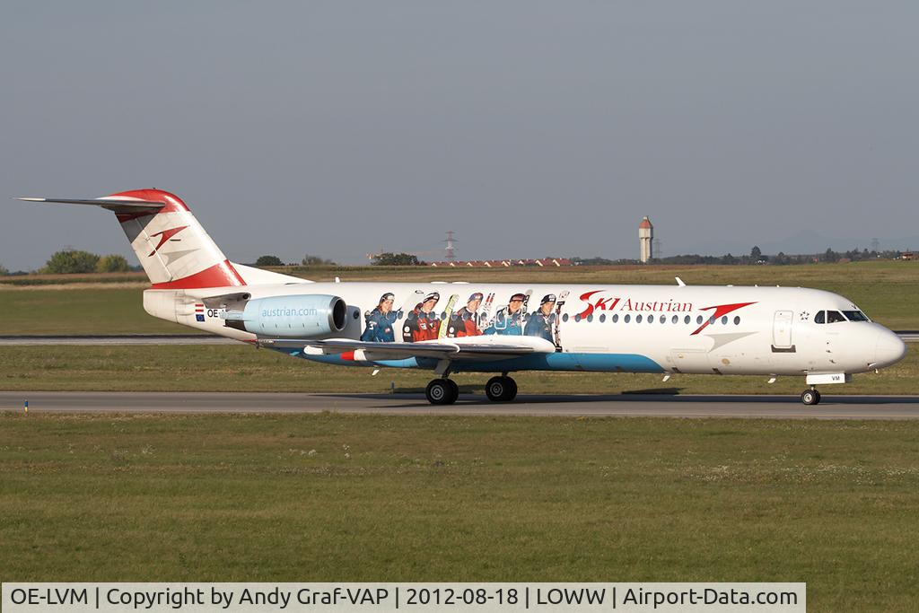 OE-LVM, 1991 Fokker F100 (F-28-0100) C/N 11361, Austrian Arrows F100