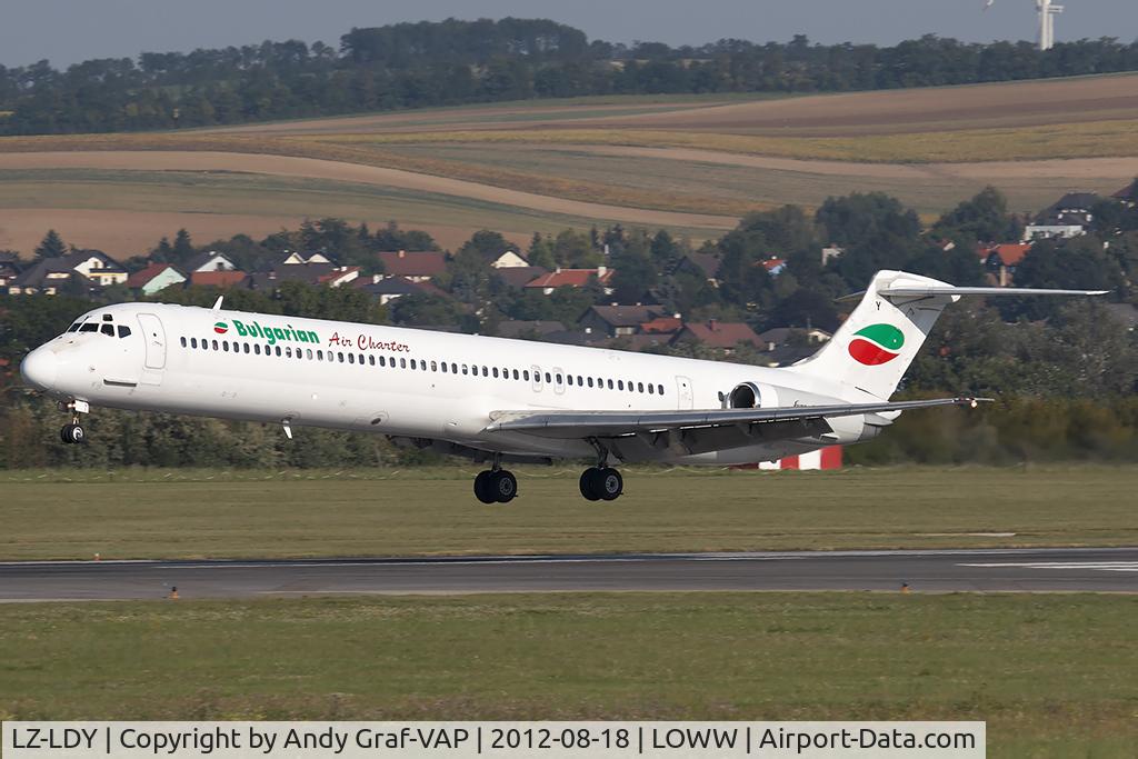 LZ-LDY, 1985 McDonnell Douglas MD-82 (DC-9-82) C/N 49213, Bulgarian Air Charter MD80