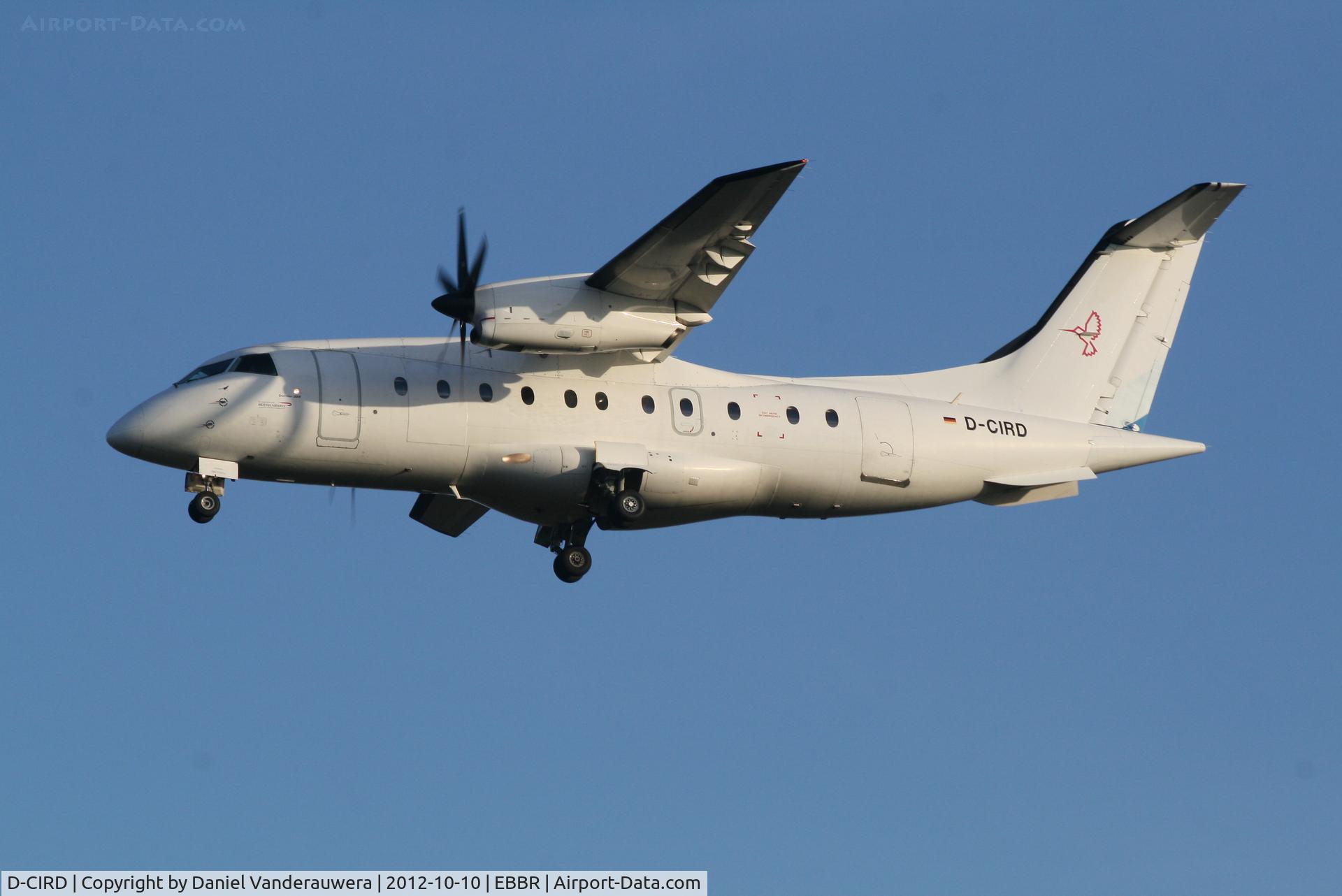 D-CIRD, 1994 Dornier 328-110 C/N 3011, Arrival of flight BA8221 to RWY 25L