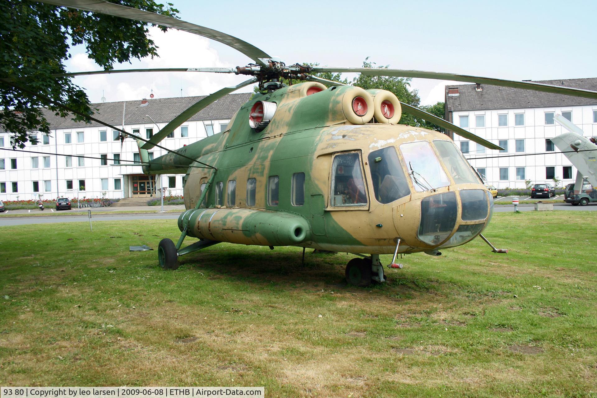 93 80, 1981 Mil Mi-8S C/N 10597, HEER Bûckeburg 8.6.09.ex 732 EGAF  DDR.