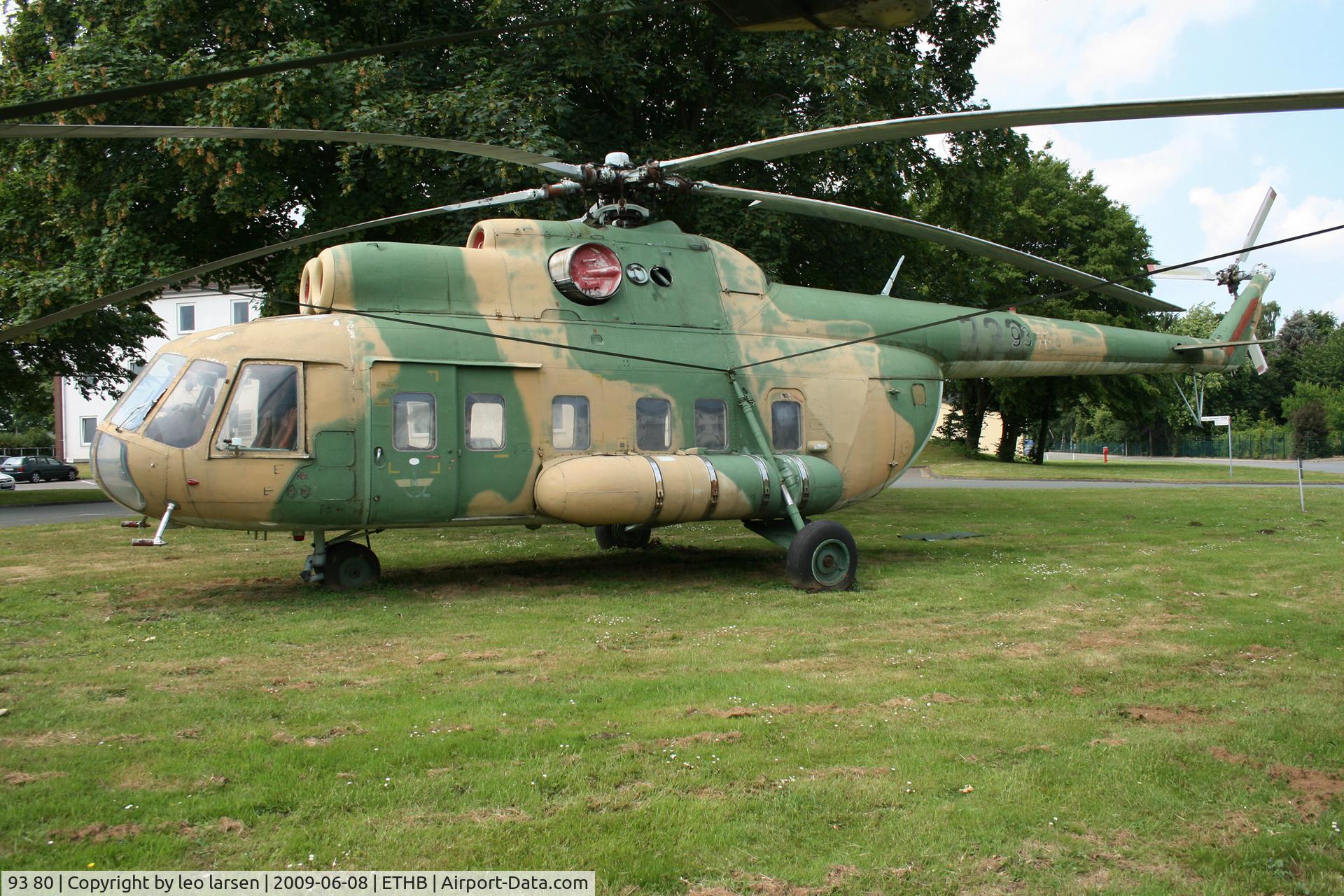 93 80, 1981 Mil Mi-8S C/N 10597, Heeresflugplatz Bückeburg ETHB8.6.09.ex 732 EGAF.