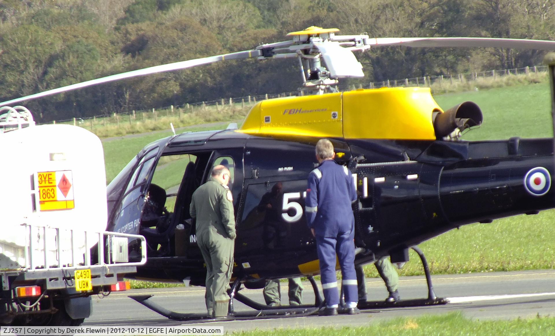 ZJ257, 1997 Eurocopter AS-350BB Squirrel HT1 Ecureuil C/N 2973, Eurocopter AS.350BB Squirrel HT.1 from the Defence Helicopter Flying School (D.H.F.S) R.A.F Shawbury, Shropshire.